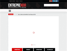 Tablet Screenshot of entrepre-noir.com